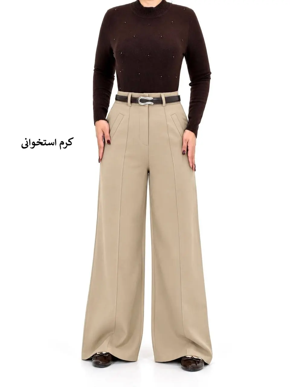 7492-شلوار بگ کرپ باربی